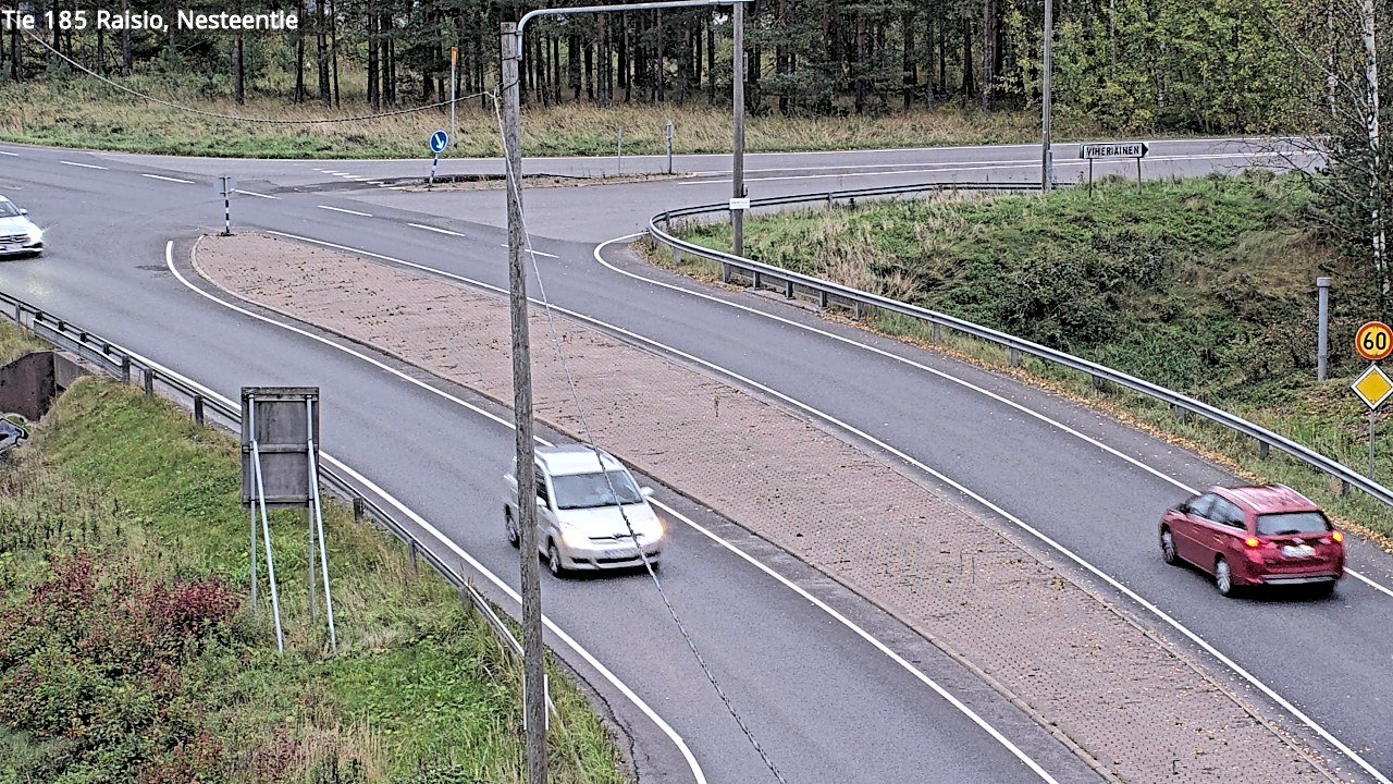 Weather Camera Image Väg 185 Raisio, Nesteentie, Raisio, Varsinais-Suomi