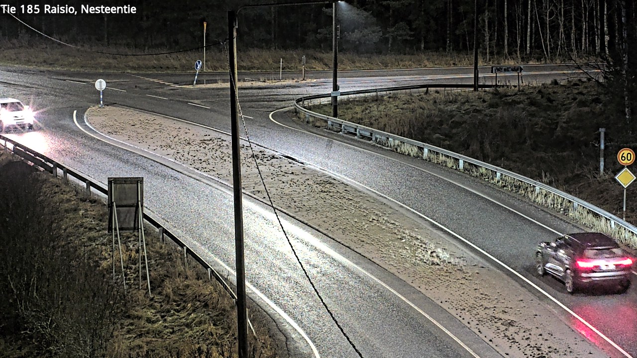 Weather Camera Image Väg 185 Raisio, Nesteentie, Raisio, Varsinais-Suomi