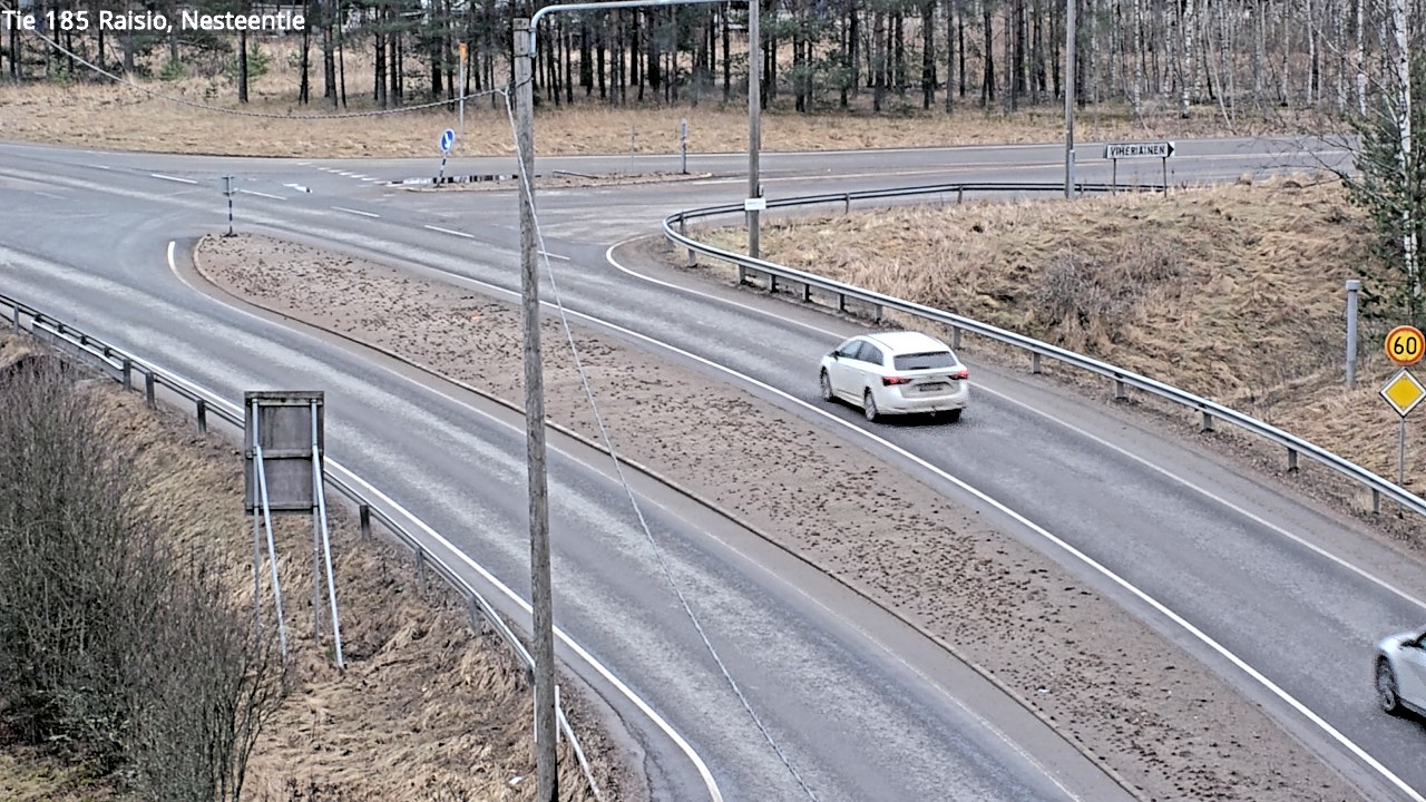 Weather Camera Image Väg 185 Raisio, Nesteentie, Raisio, Varsinais-Suomi