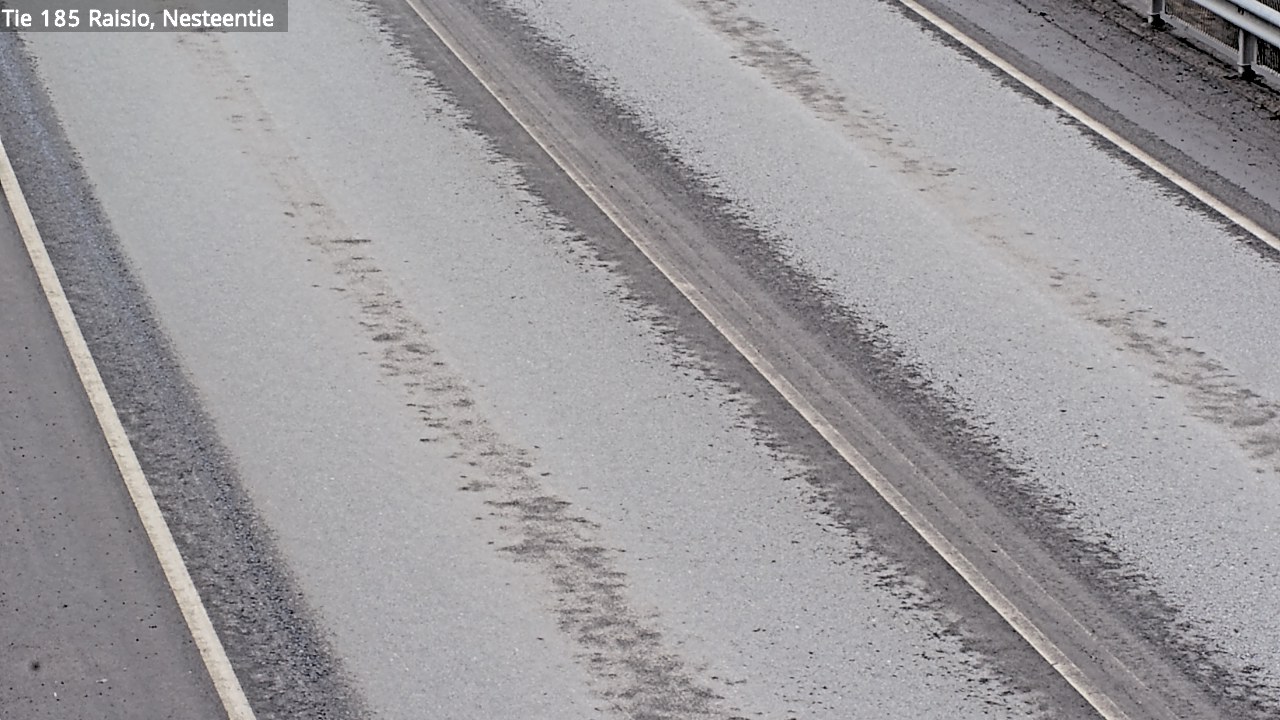 Weather Camera Image Väg 185 Raisio, Nesteentie, Raisio, Varsinais-Suomi