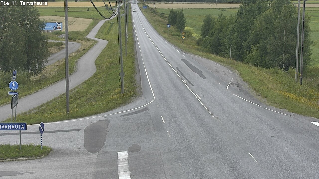 Weather Camera Image Road 11 Sastamala Tervahauta, Sastamala, Satakunta