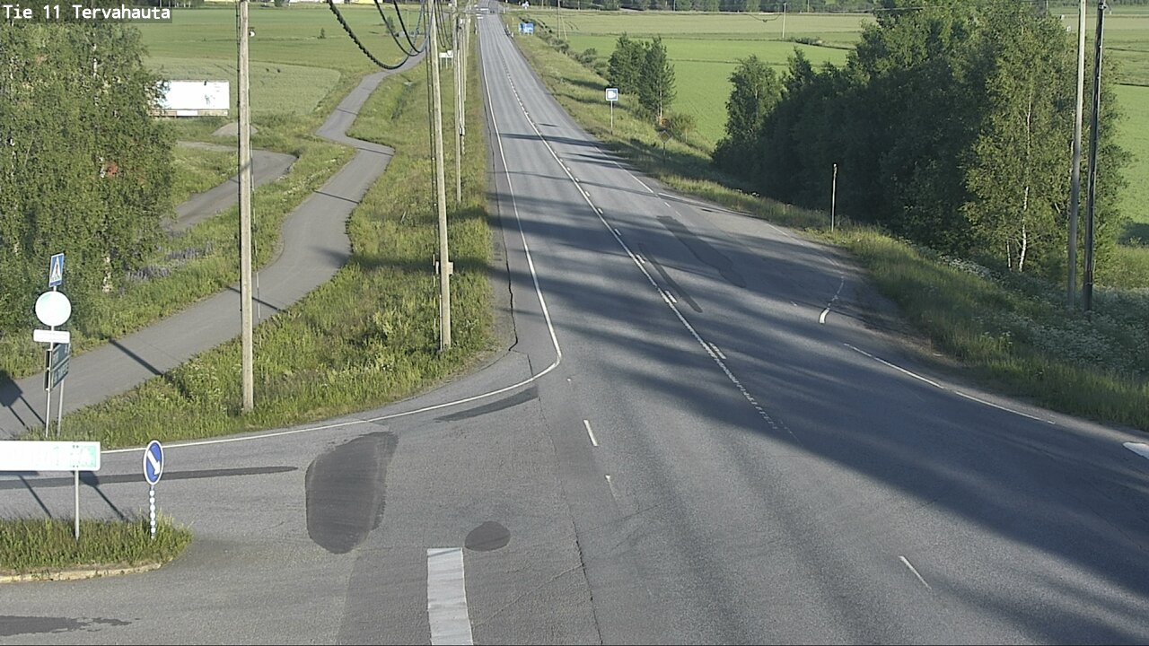 Weather Camera Image Road 11 Sastamala Tervahauta, Sastamala, Satakunta
