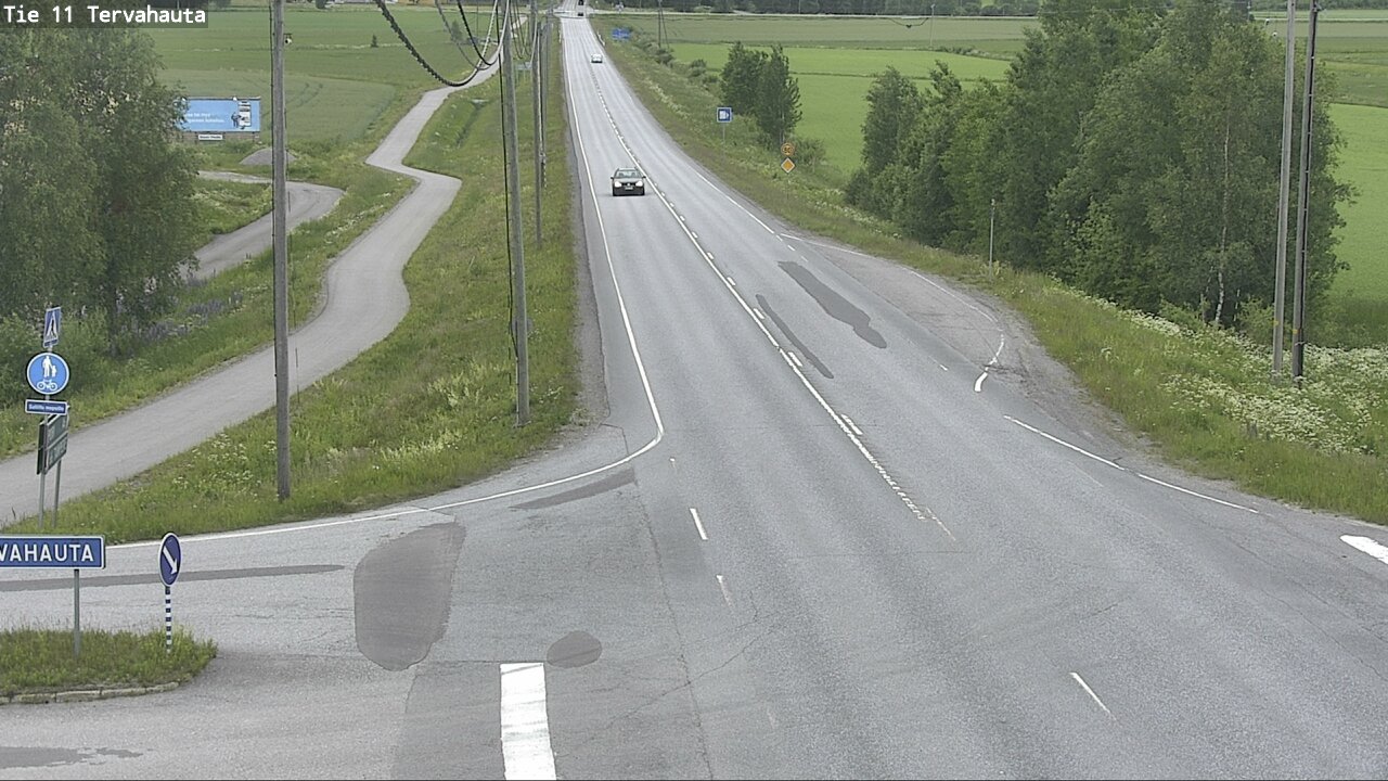 Weather Camera Image Road 11 Sastamala Tervahauta, Sastamala, Satakunta