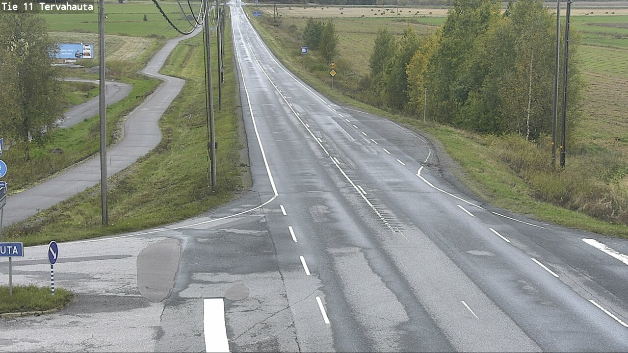 Weather Camera Image Väg 11 Sastamala Tervahauta, Sastamala, Satakunta