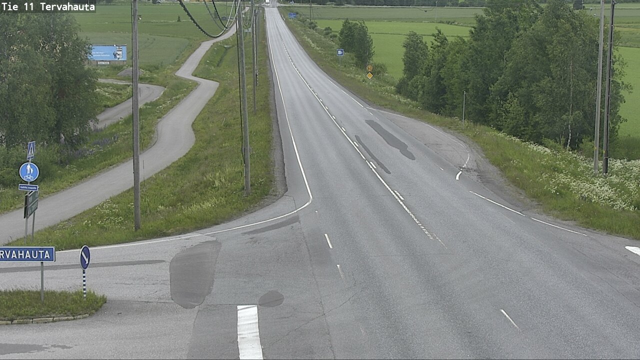 Weather Camera Image Väg 11 Sastamala Tervahauta, Sastamala, Satakunta