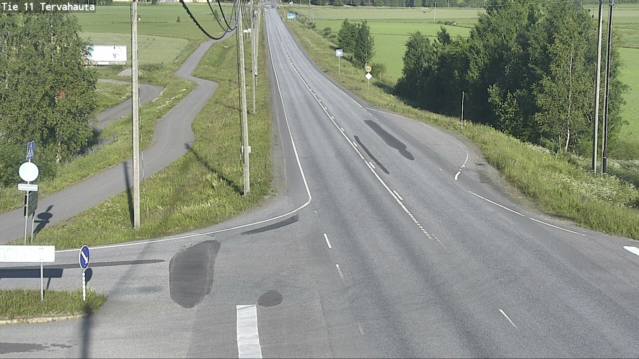 Weather Camera Image Road 11 Sastamala Tervahauta, Sastamala, Satakunta