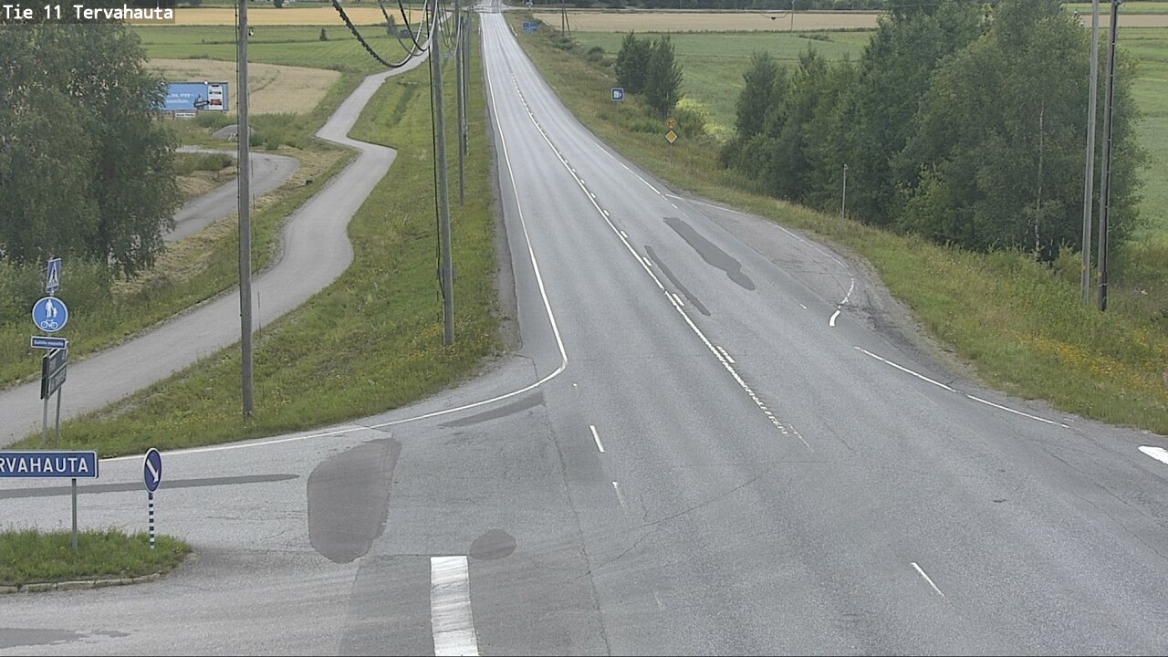 Weather Camera Image Road 11 Sastamala Tervahauta, Sastamala, Satakunta