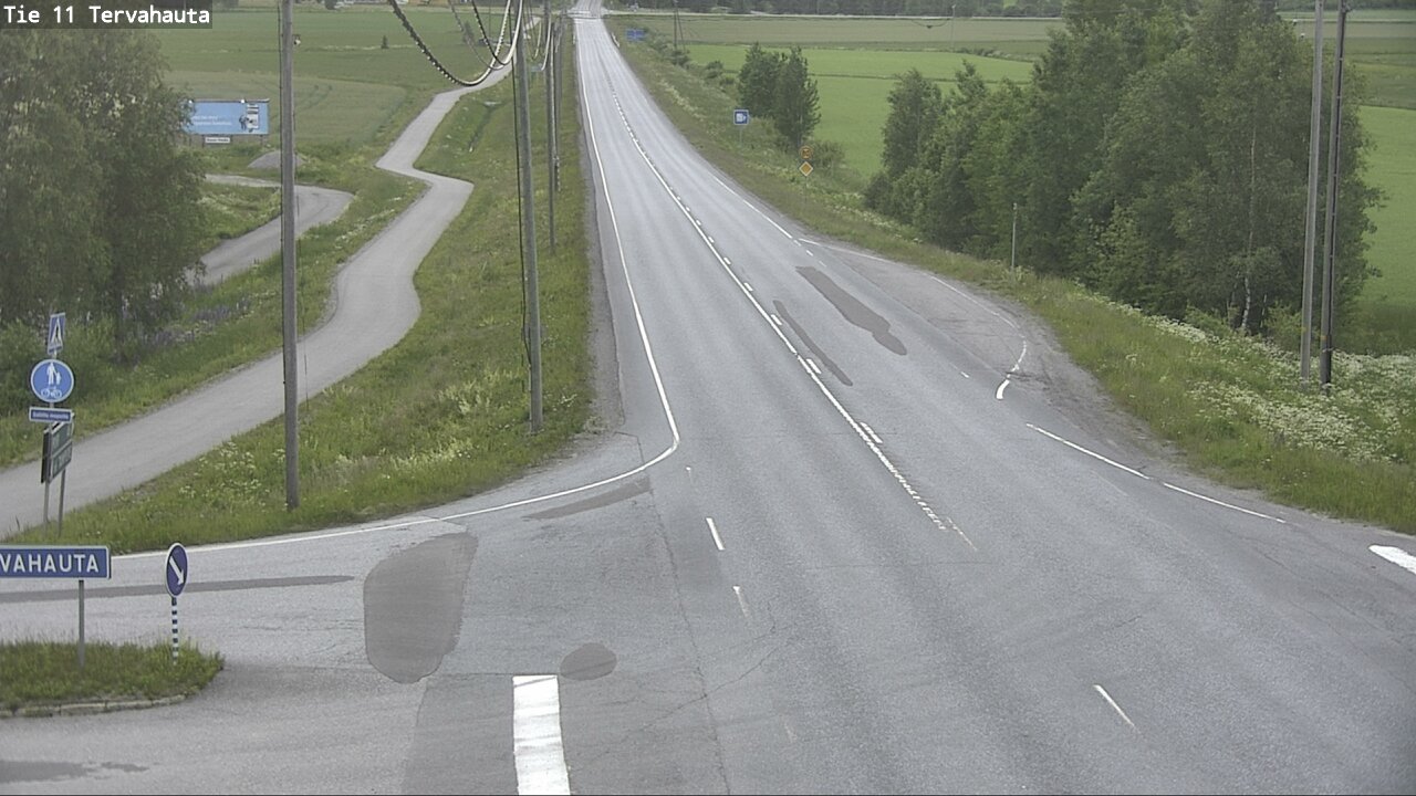 Weather Camera Image Road 11 Sastamala Tervahauta, Sastamala, Satakunta