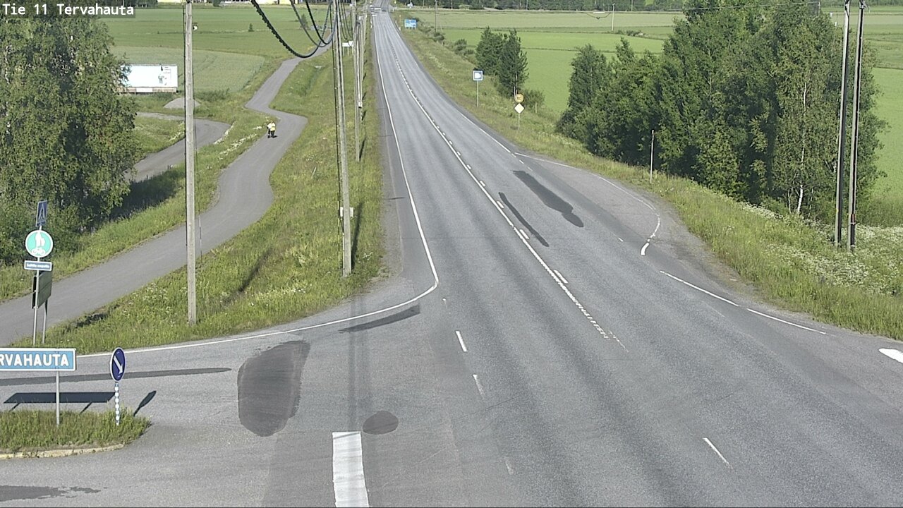 Weather Camera Image Road 11 Sastamala Tervahauta, Sastamala, Satakunta