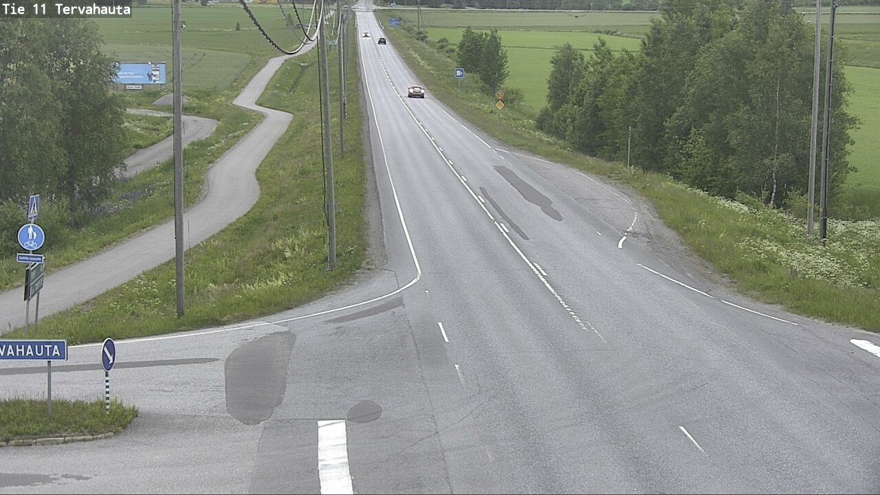 Weather Camera Image Road 11 Sastamala Tervahauta, Sastamala, Satakunta