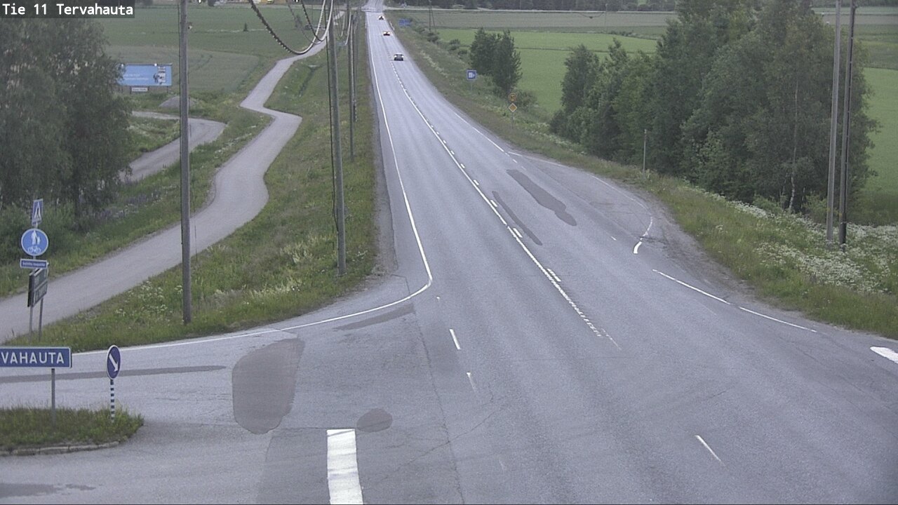 Weather Camera Image Road 11 Sastamala Tervahauta, Sastamala, Satakunta