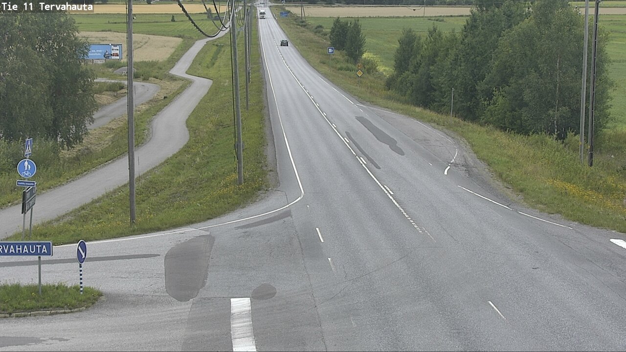 Weather Camera Image Road 11 Sastamala Tervahauta, Sastamala, Satakunta