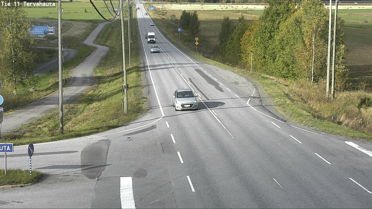 Weather Camera Image Road 11 Sastamala Tervahauta, Sastamala, Satakunta