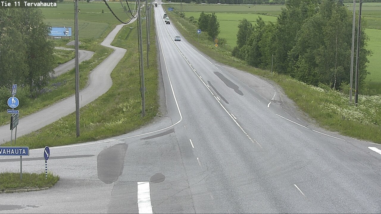 Weather Camera Image Road 11 Sastamala Tervahauta, Sastamala, Satakunta