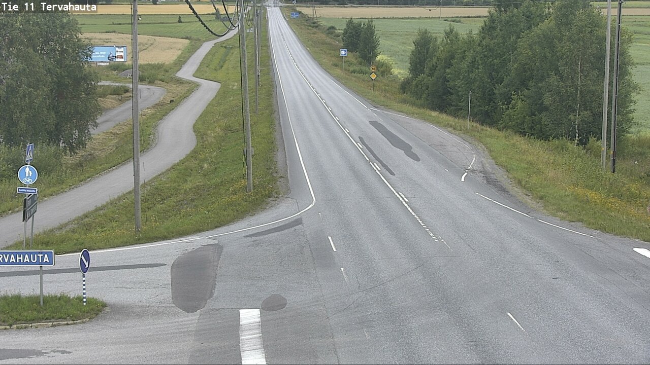 Weather Camera Image Väg 11 Sastamala Tervahauta, Sastamala, Satakunta