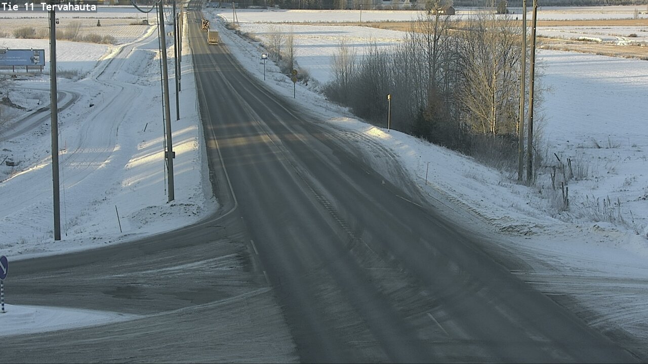 Weather Camera Image Väg 11 Sastamala Tervahauta, Sastamala, Satakunta