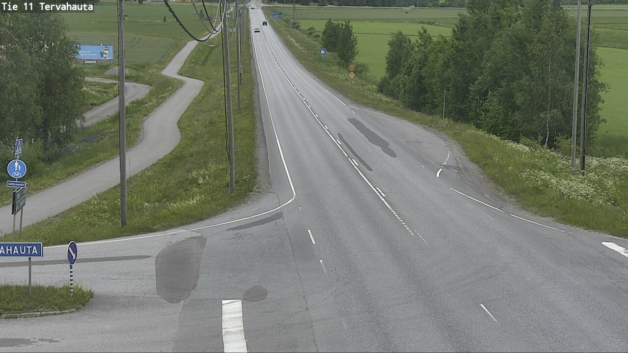 Weather Camera Image Road 11 Sastamala Tervahauta, Sastamala, Satakunta