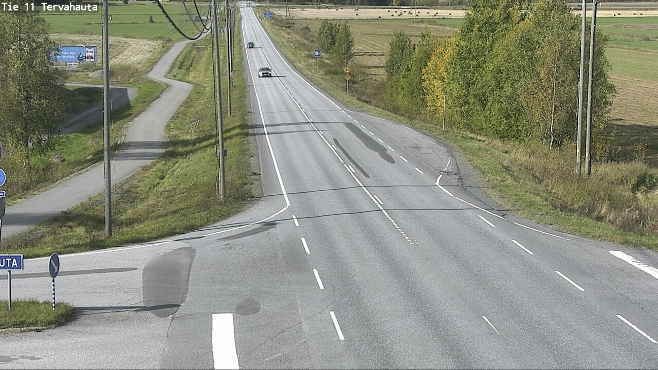 Weather Camera Image Road 11 Sastamala Tervahauta, Sastamala, Satakunta