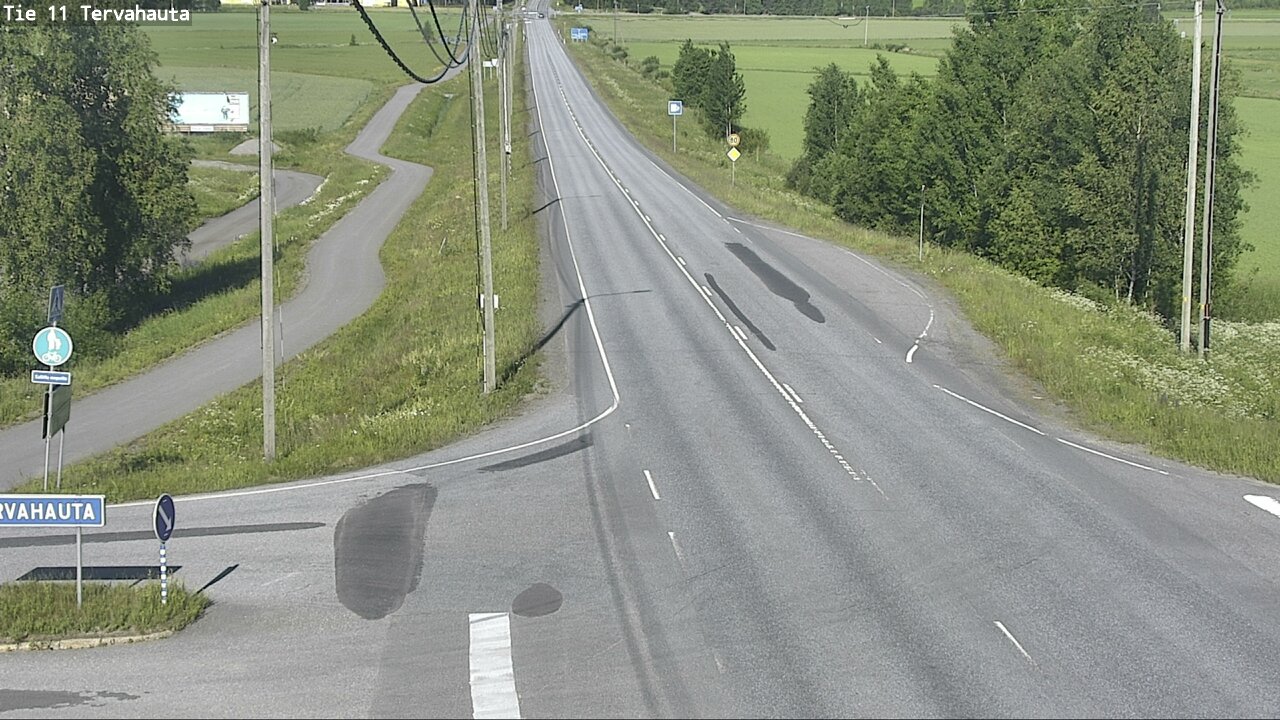Weather Camera Image Road 11 Sastamala Tervahauta, Sastamala, Satakunta
