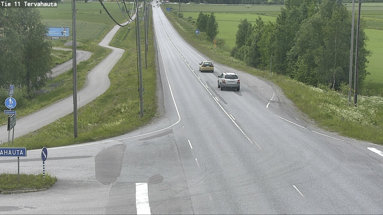 Weather Camera Image Road 11 Sastamala Tervahauta, Sastamala, Satakunta