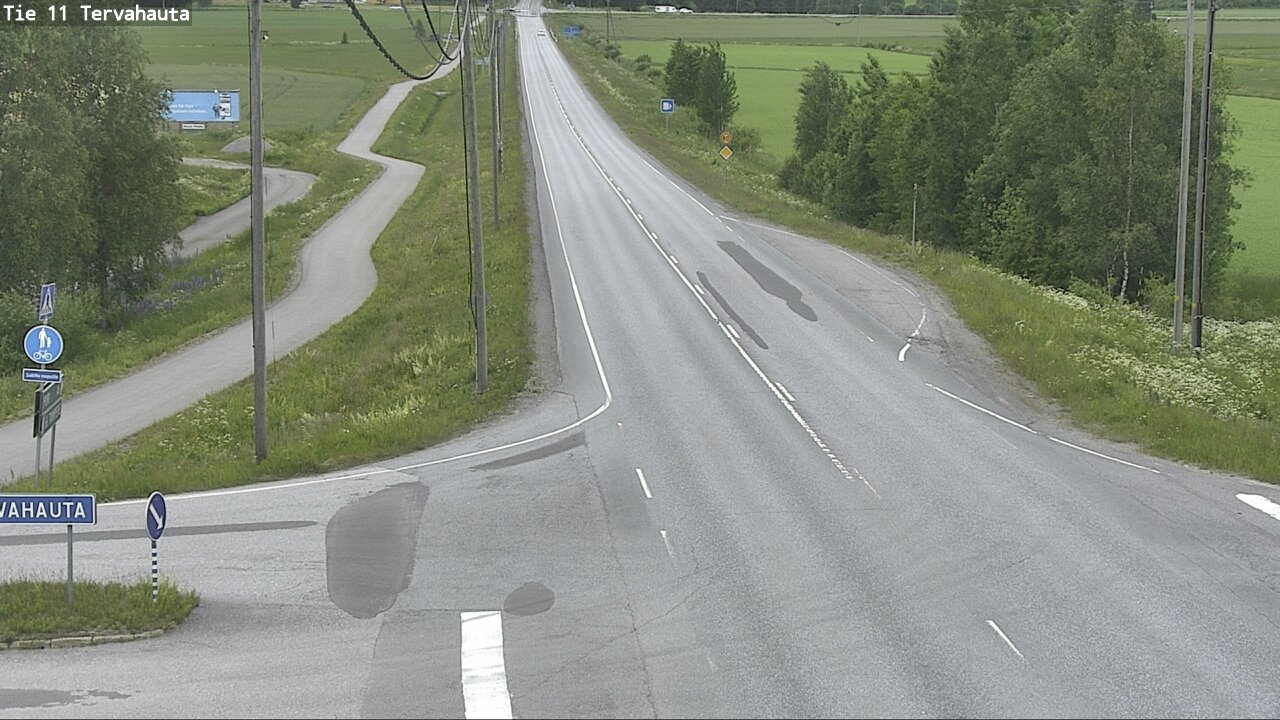Weather Camera Image Road 11 Sastamala Tervahauta, Sastamala, Satakunta