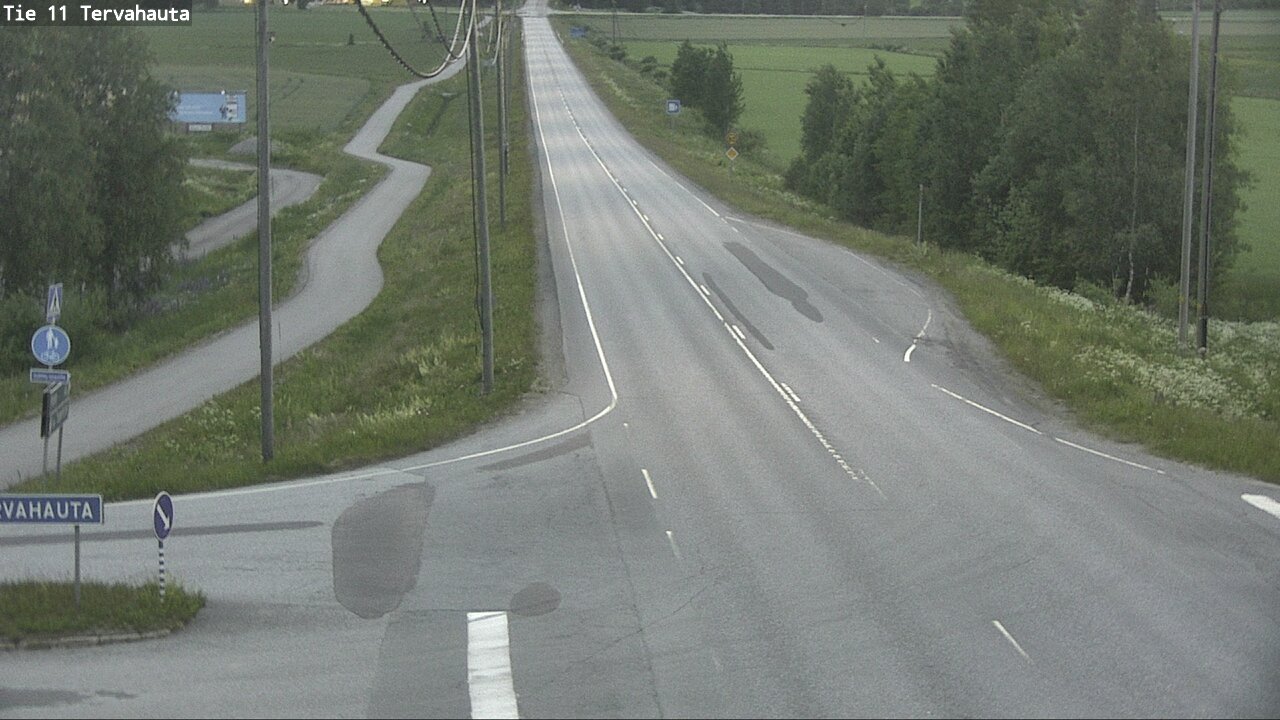 Weather Camera Image Road 11 Sastamala Tervahauta, Sastamala, Satakunta