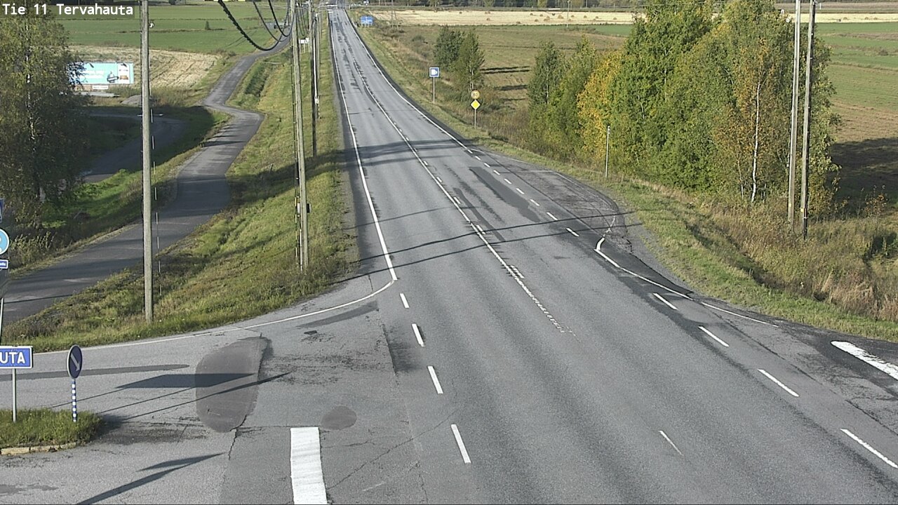Weather Camera Image Road 11 Sastamala Tervahauta, Sastamala, Satakunta