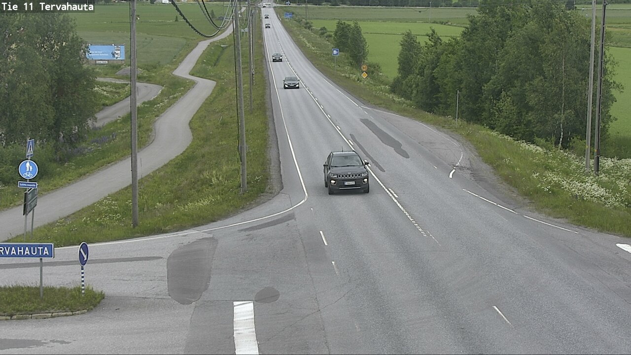Weather Camera Image Väg 11 Sastamala Tervahauta, Sastamala, Satakunta