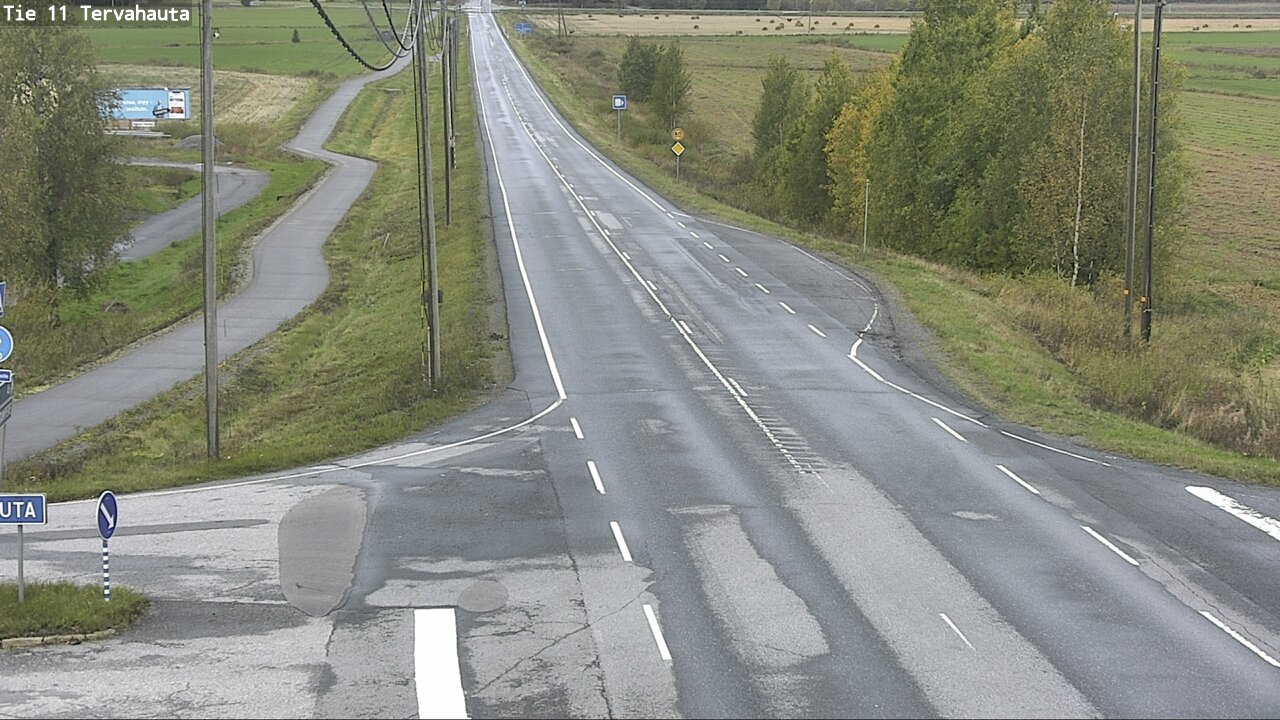 Weather Camera Image Väg 11 Sastamala Tervahauta, Sastamala, Satakunta