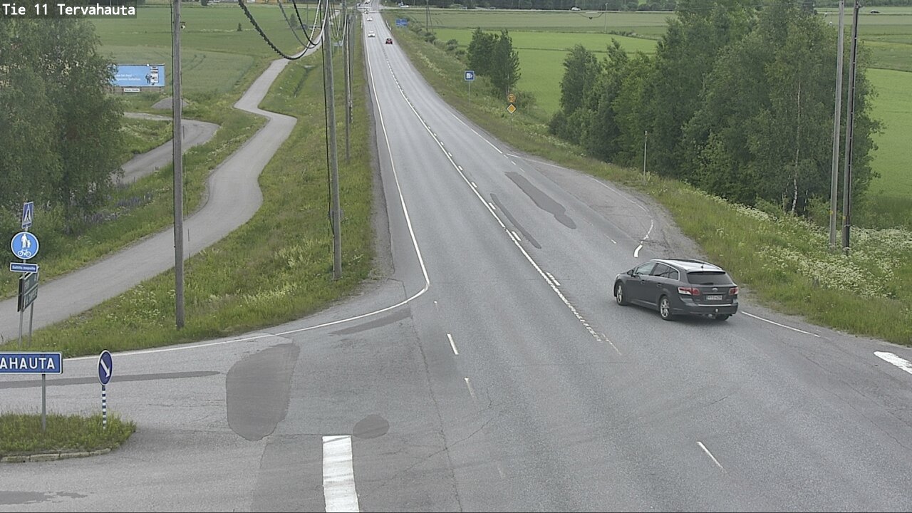 Weather Camera Image Road 11 Sastamala Tervahauta, Sastamala, Satakunta