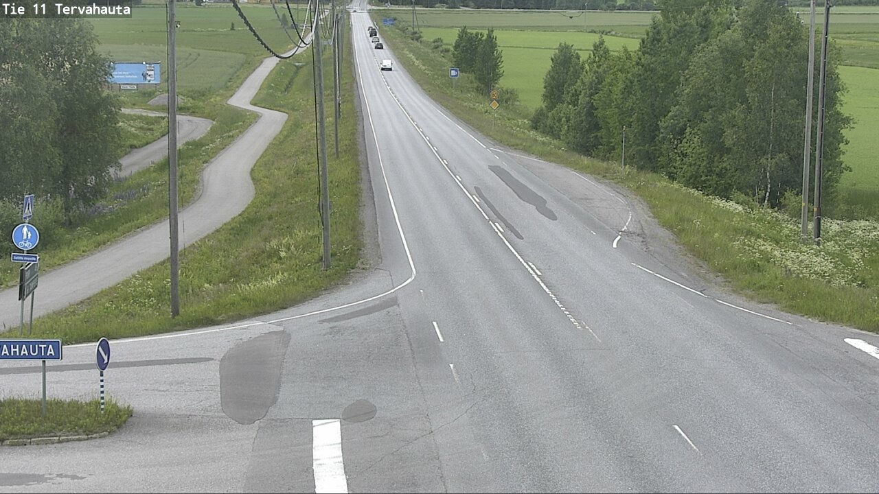 Weather Camera Image Road 11 Sastamala Tervahauta, Sastamala, Satakunta