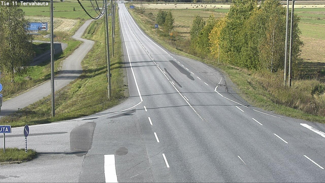 Weather Camera Image Road 11 Sastamala Tervahauta, Sastamala, Satakunta