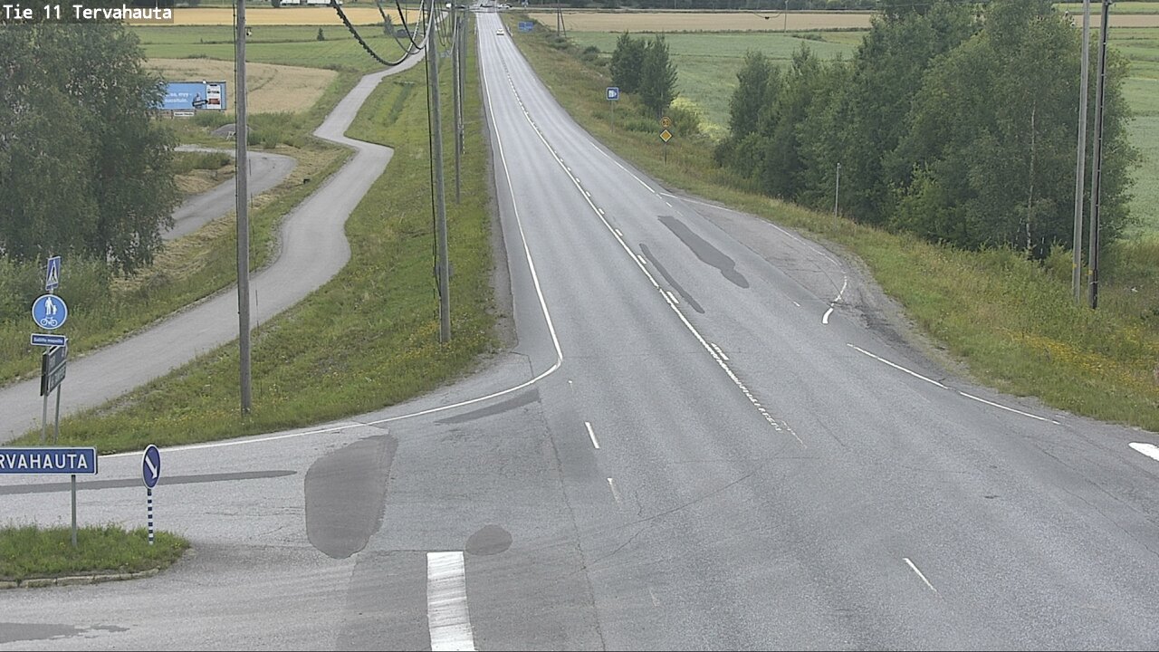 Weather Camera Image Väg 11 Sastamala Tervahauta, Sastamala, Satakunta