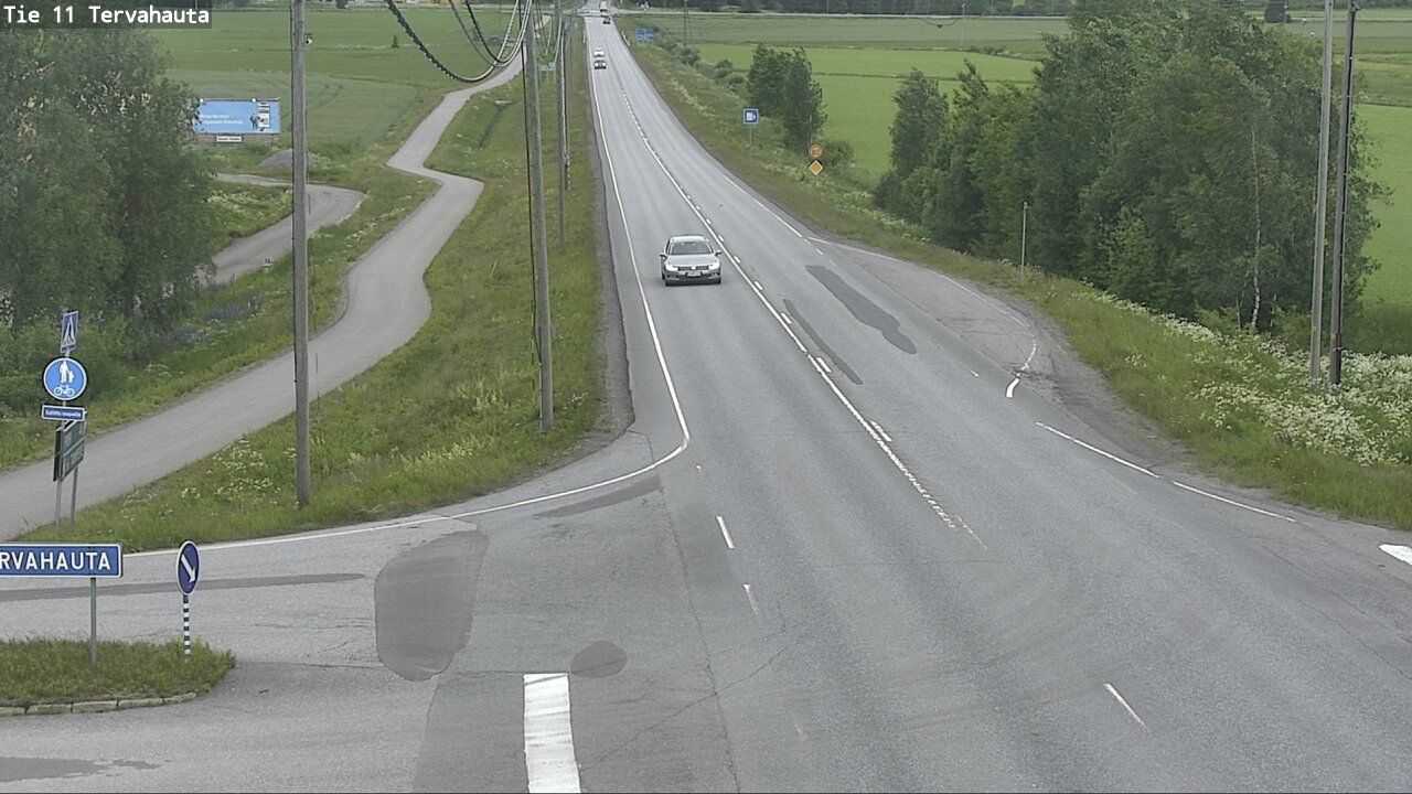 Weather Camera Image Väg 11 Sastamala Tervahauta, Sastamala, Satakunta