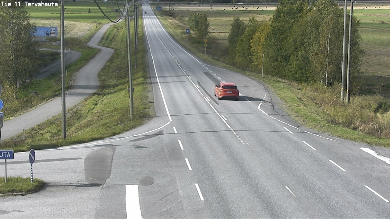 Weather Camera Image Road 11 Sastamala Tervahauta, Sastamala, Satakunta