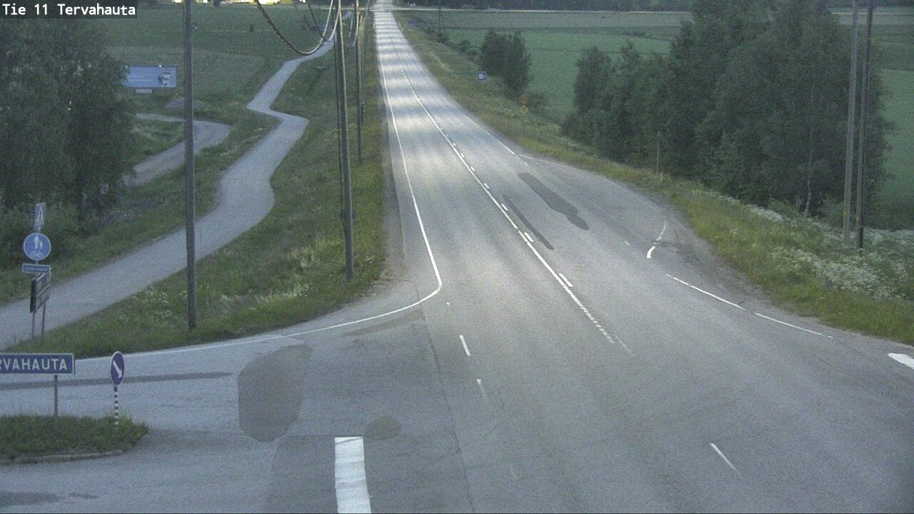 Weather Camera Image Road 11 Sastamala Tervahauta, Sastamala, Satakunta