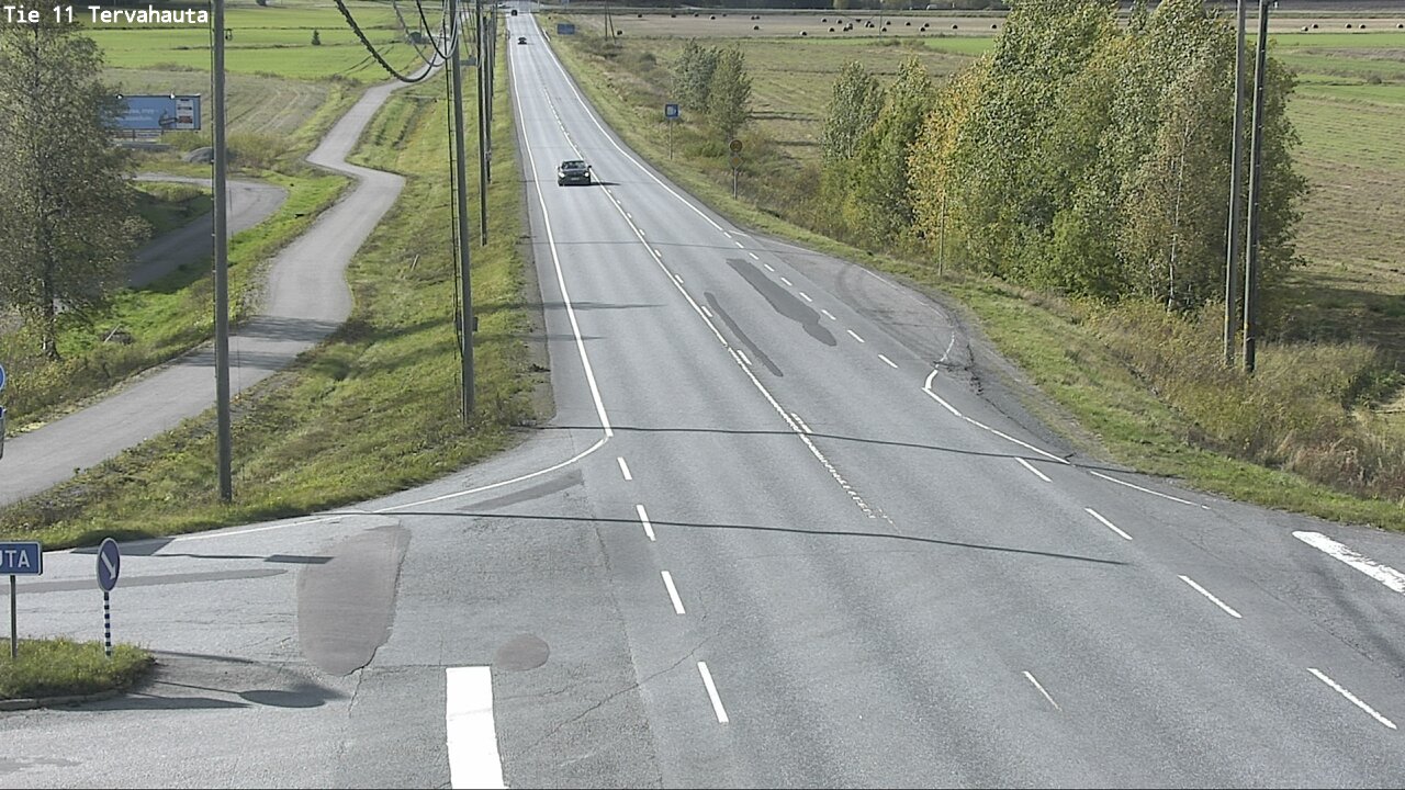 Weather Camera Image Road 11 Sastamala Tervahauta, Sastamala, Satakunta