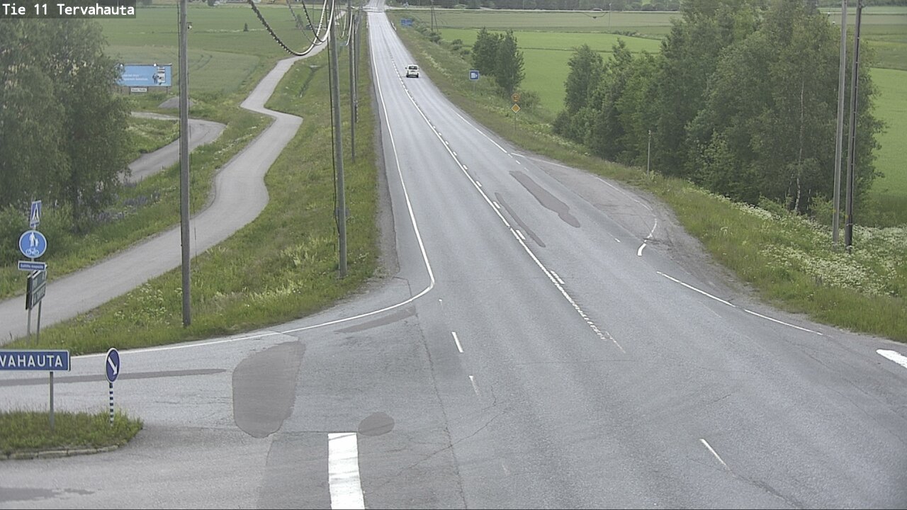 Weather Camera Image Road 11 Sastamala Tervahauta, Sastamala, Satakunta