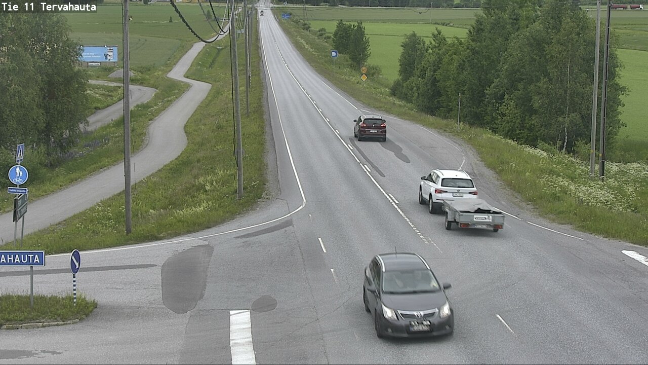 Weather Camera Image Road 11 Sastamala Tervahauta, Sastamala, Satakunta