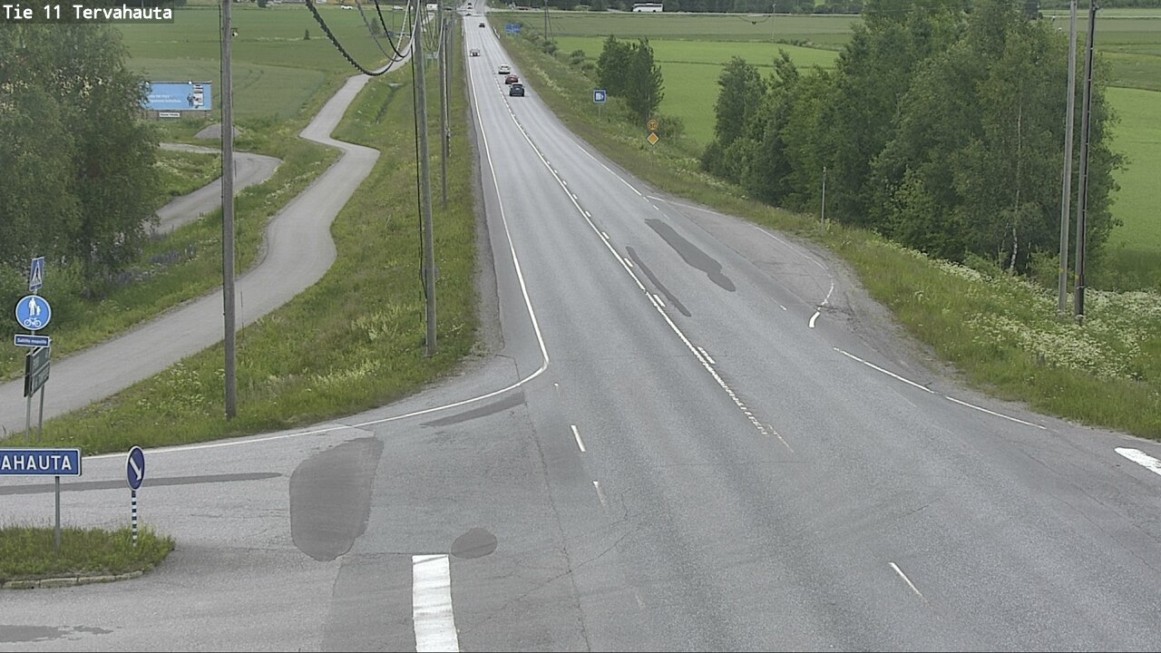Weather Camera Image Road 11 Sastamala Tervahauta, Sastamala, Satakunta