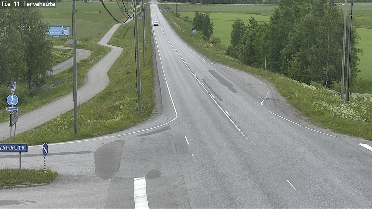 Weather Camera Image Road 11 Sastamala Tervahauta, Sastamala, Satakunta