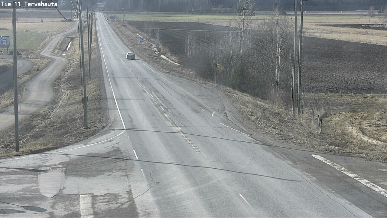 Weather Camera Image Väg 11 Sastamala Tervahauta, Sastamala, Satakunta