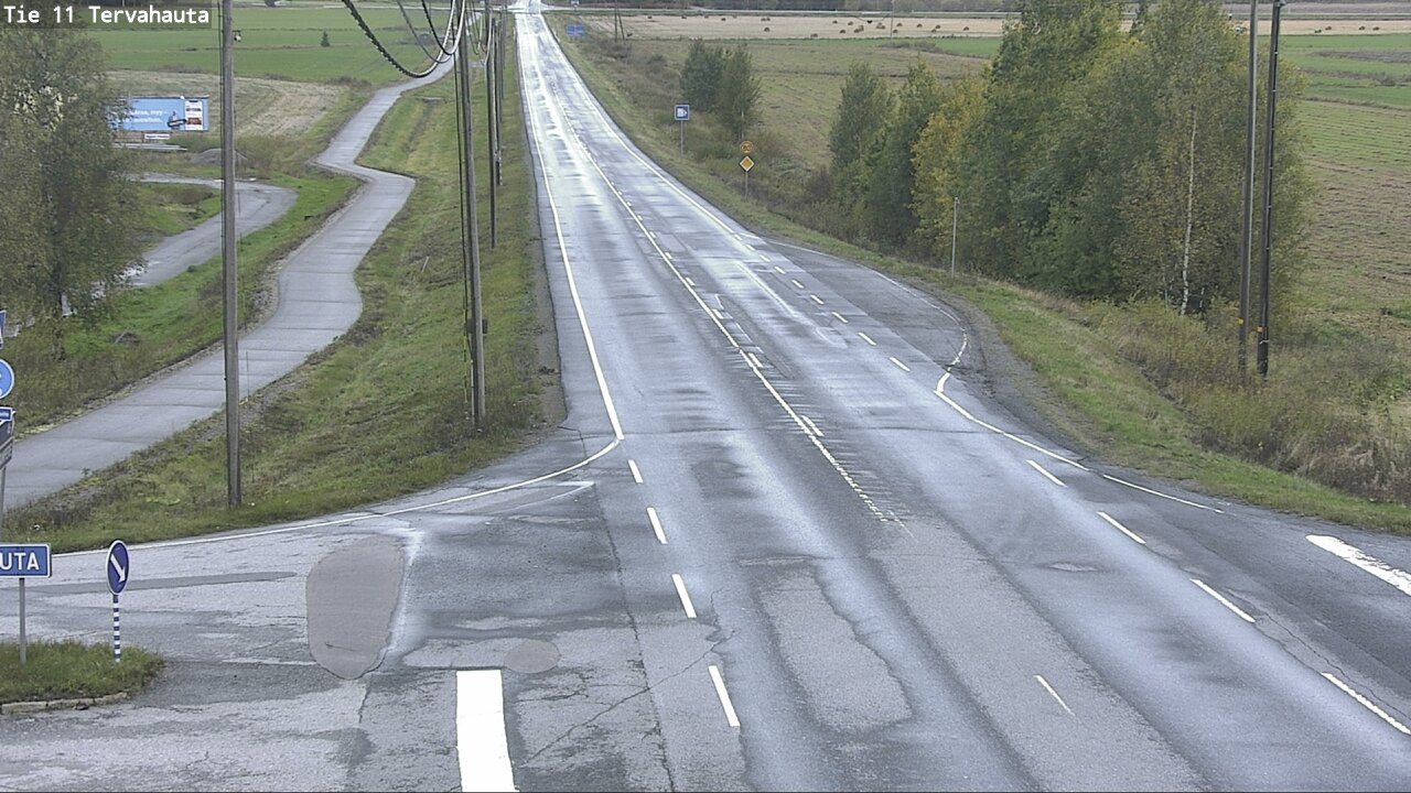 Weather Camera Image Väg 11 Sastamala Tervahauta, Sastamala, Satakunta