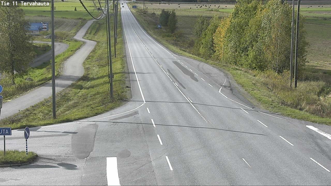 Weather Camera Image Road 11 Sastamala Tervahauta, Sastamala, Satakunta