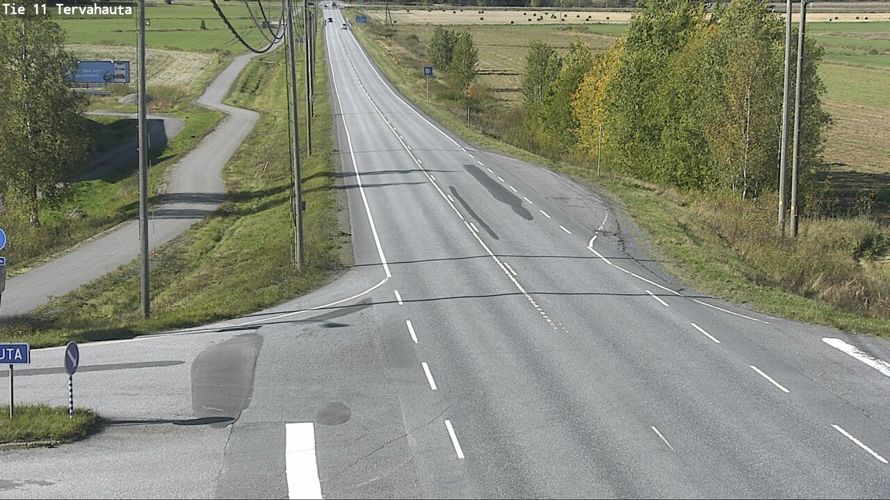 Weather Camera Image Road 11 Sastamala Tervahauta, Sastamala, Satakunta