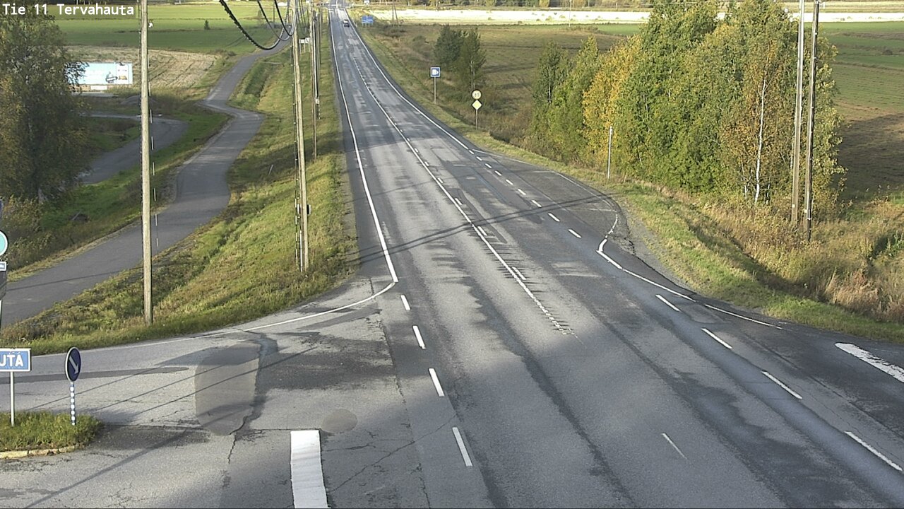 Weather Camera Image Väg 11 Sastamala Tervahauta, Sastamala, Satakunta