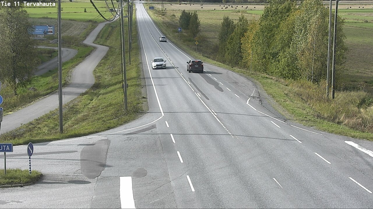 Weather Camera Image Road 11 Sastamala Tervahauta, Sastamala, Satakunta
