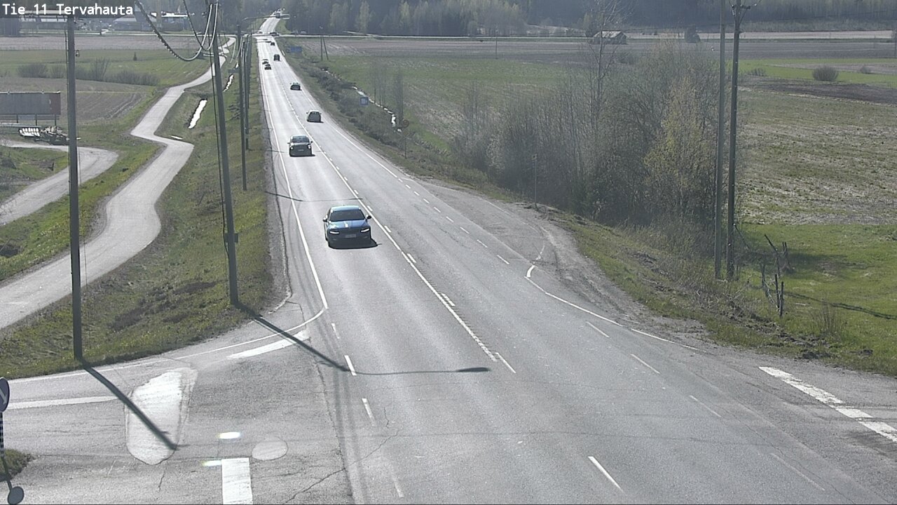 Weather Camera Image Väg 11 Sastamala Tervahauta, Sastamala, Satakunta
