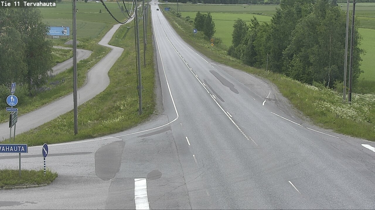 Weather Camera Image Road 11 Sastamala Tervahauta, Sastamala, Satakunta