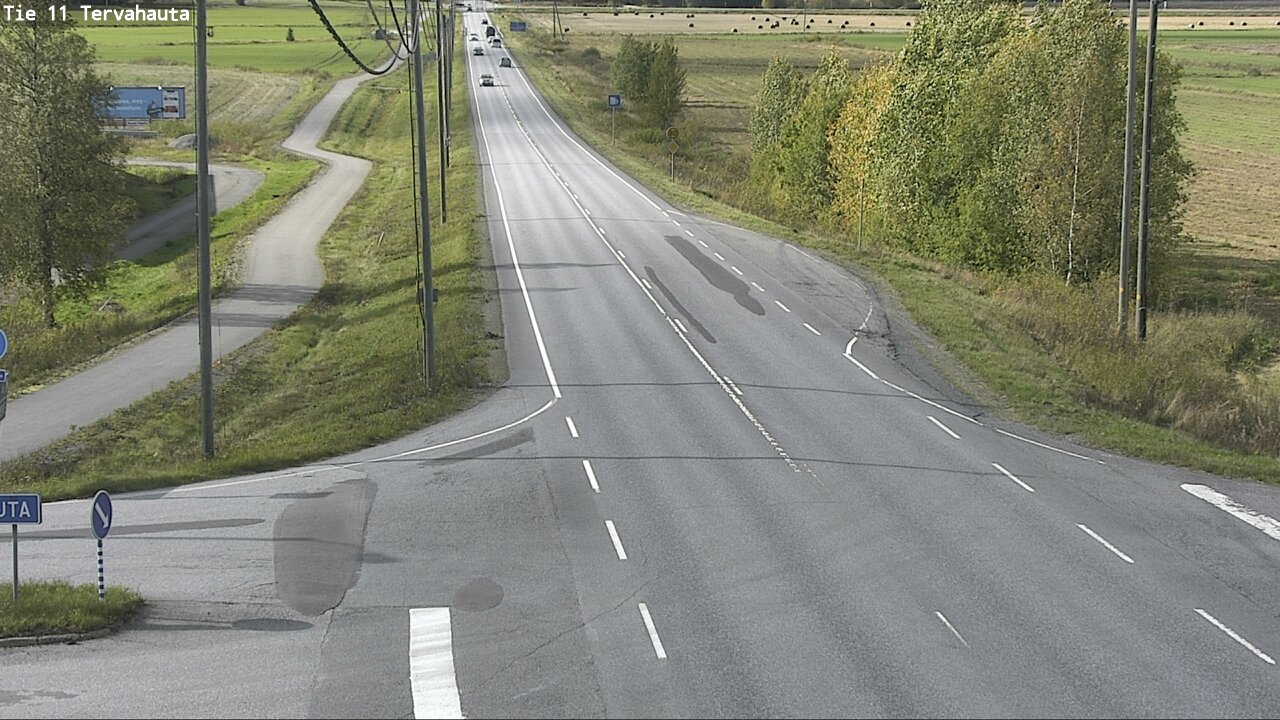 Weather Camera Image Road 11 Sastamala Tervahauta, Sastamala, Satakunta